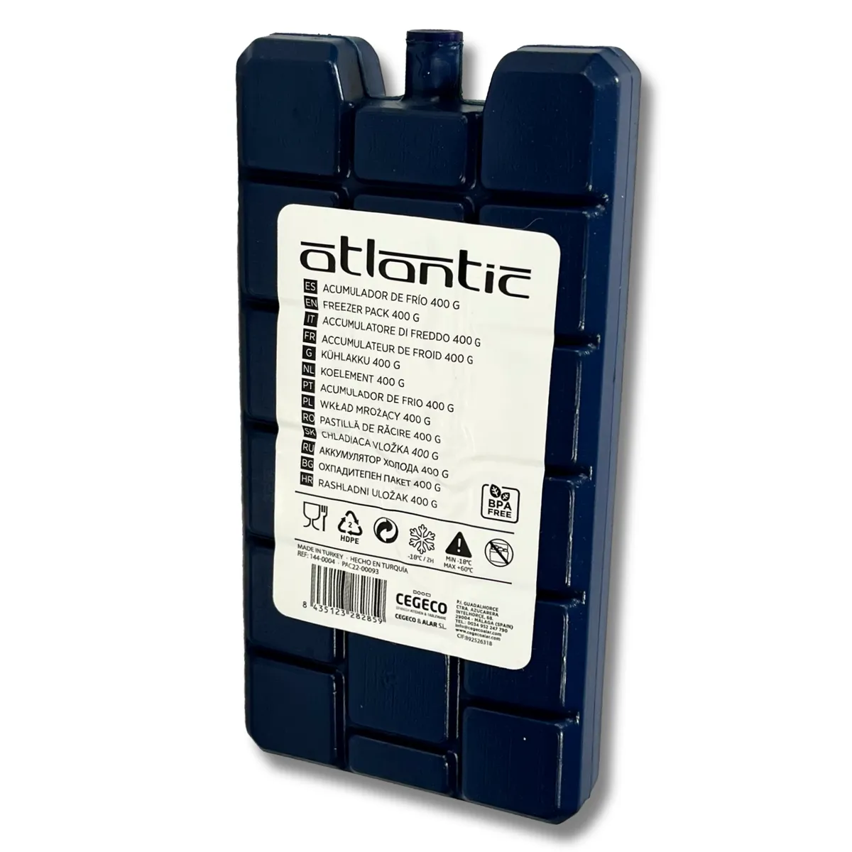 Chladicí vložka ATLANTIC 400 ml modrá Kamai — zdjęcie 1 z 8