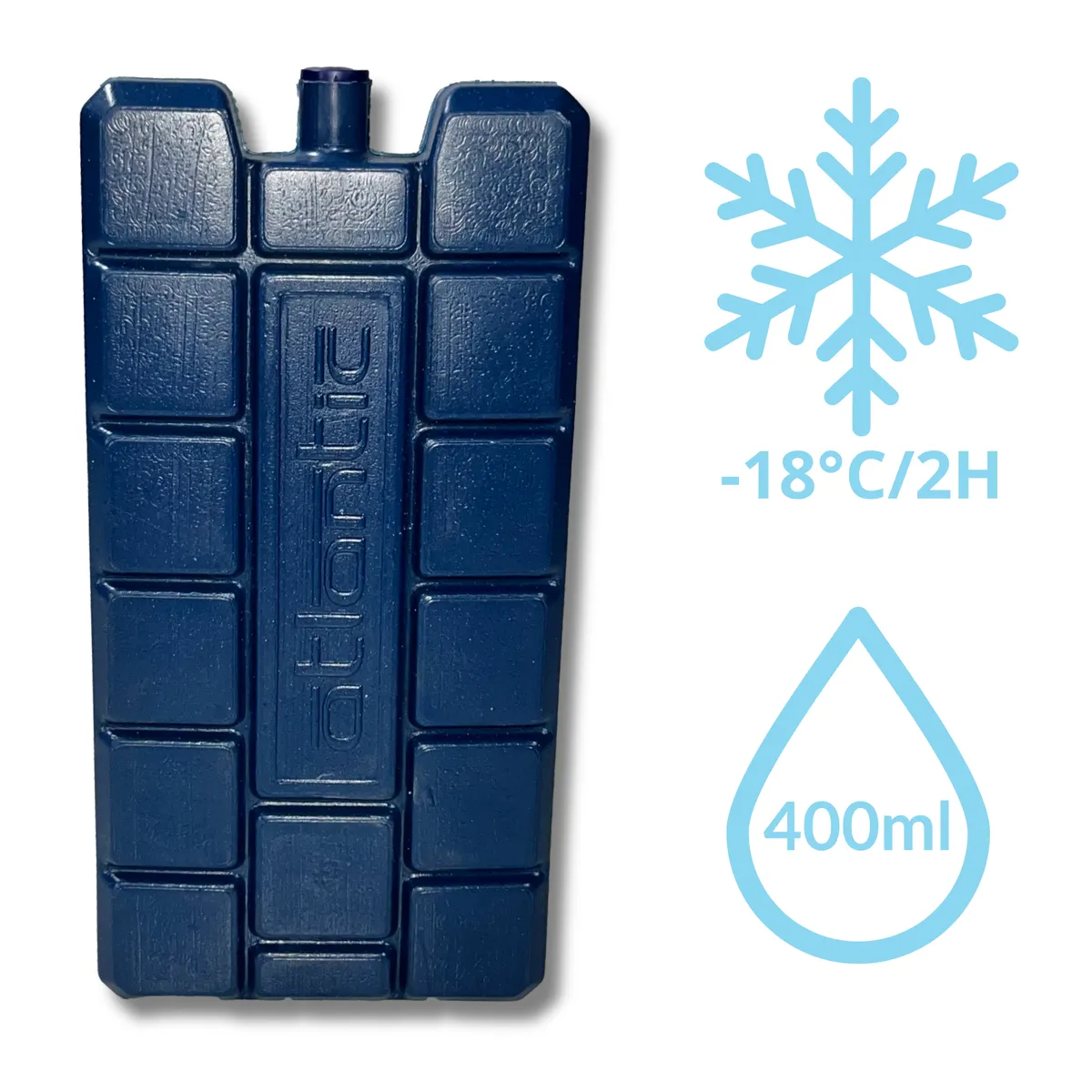 Chladicí vložka ATLANTIC 400 ml modrá Kamai — zdjęcie 3 z 8