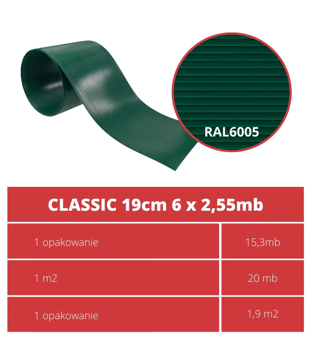 Taśma ogrodzeniowa PASKI 6 x 2,55mb CLASSIC 19cm PROTECTO™ + 12 klipsów GRATIS — zdjęcie 3 z 8
