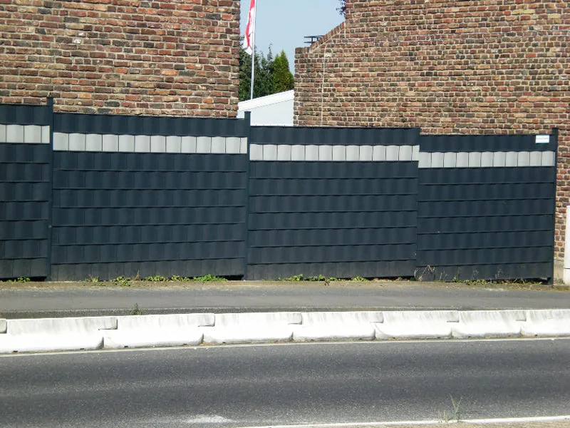 PROTECTO™ BASIC fence tape STRIPS 6 × 2.55 m, 19 cm, graphite + 12 clips FREE — zdjęcie 8 z 8