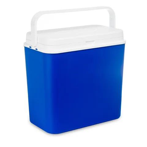 Kühlbox ATLANTIC 30 l Blau mit weißem Deckel Kamai