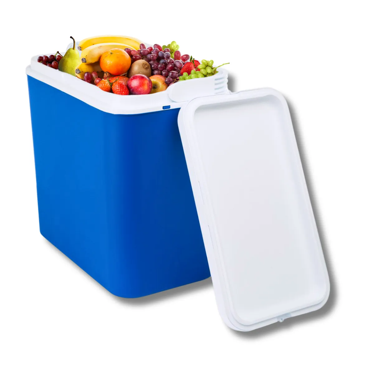 Kühlbox ATLANTIC 30 l Blau mit weißem Deckel Kamai — zdjęcie 4 z 8