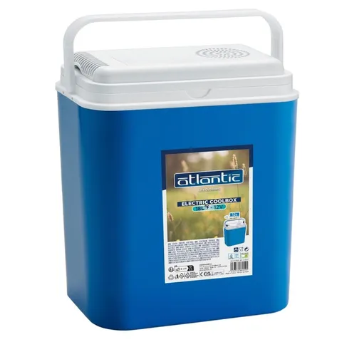 Kühlbox ATLANTIC 18 l Blau mit weißem Deckel Kamai 12 V