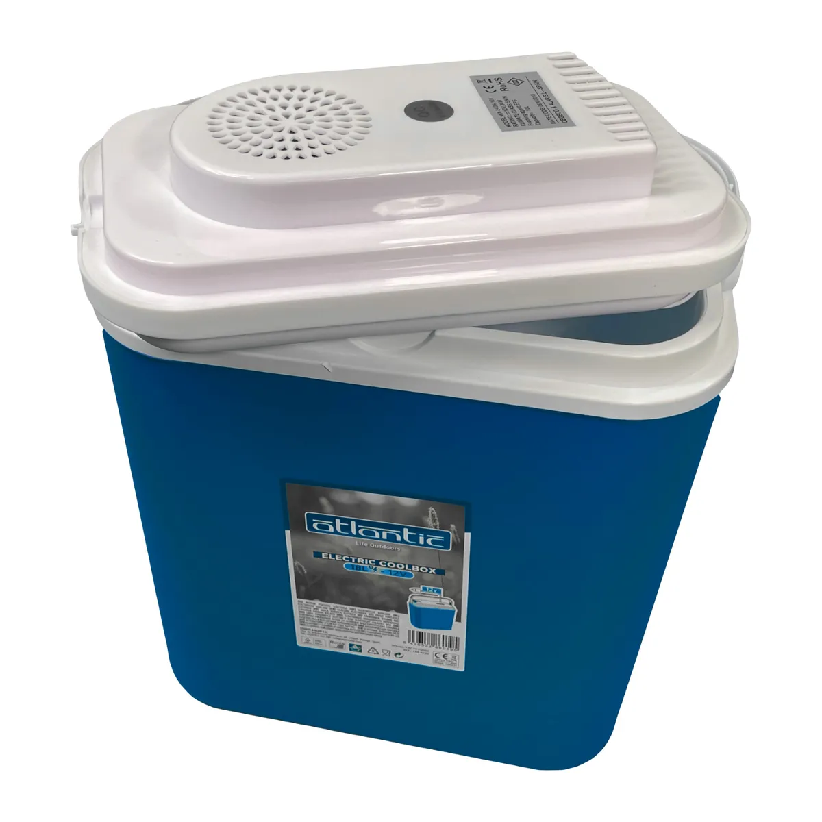 Chladicí box ATLANTIC 18 l modrý s bílým víkem Kamai 12 V — zdjęcie 3 z 8