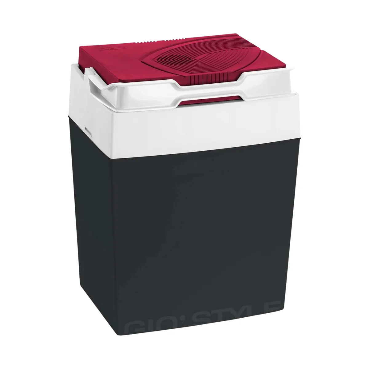 Kamai Coolbox 29 l electric cool box, 12/230 V, anthracite with red lid — zdjęcie 2 z 8