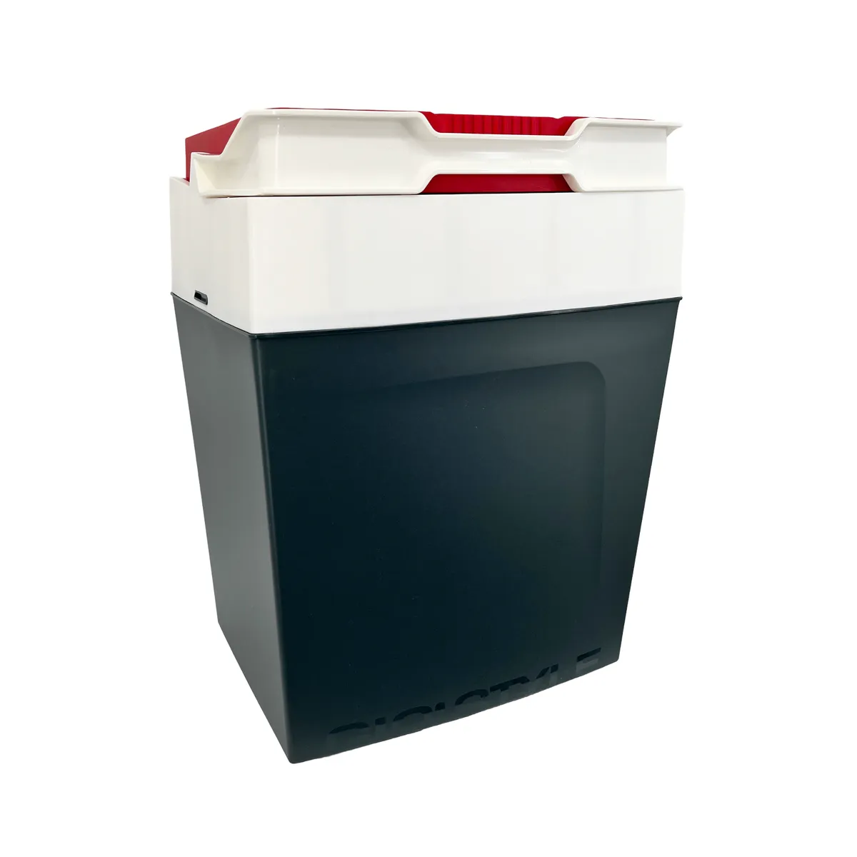 Kamai Coolbox 29 l electric cool box, 12/230 V, anthracite with red lid — zdjęcie 4 z 8