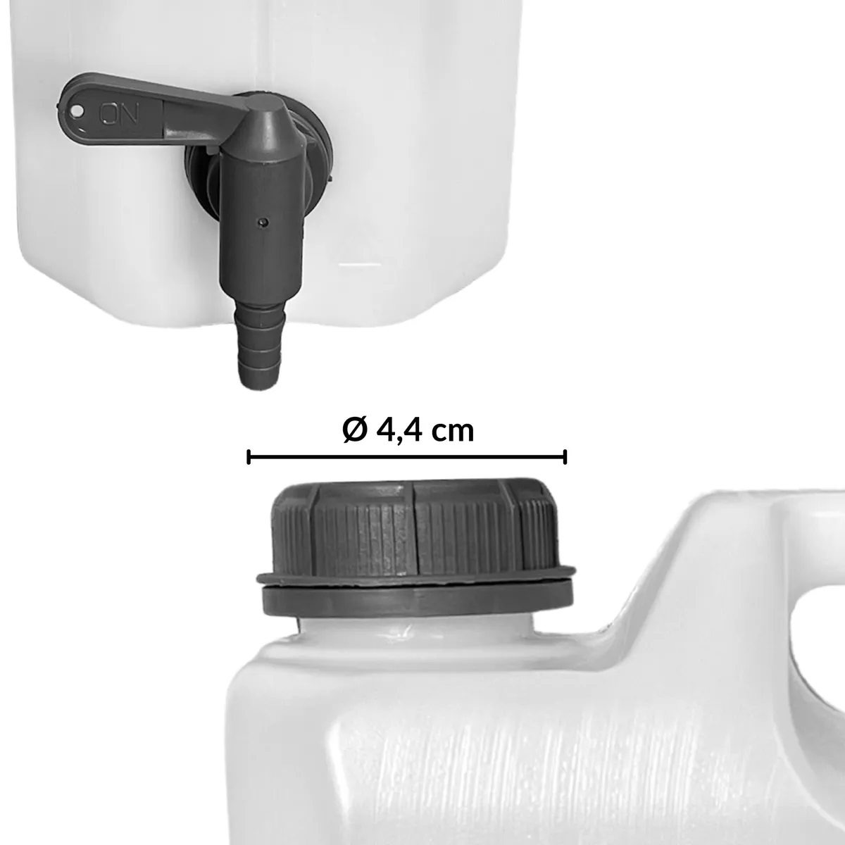 KAMAI CAMP water jerry can with bottom tap, 5 l — zdjęcie 7 z 8