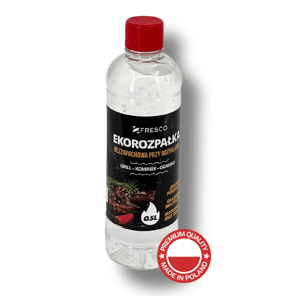 Öko-Anzündgel 0,5 l für den Grill FRESCO, geruchsneutral — zdjęcie 3 z 8