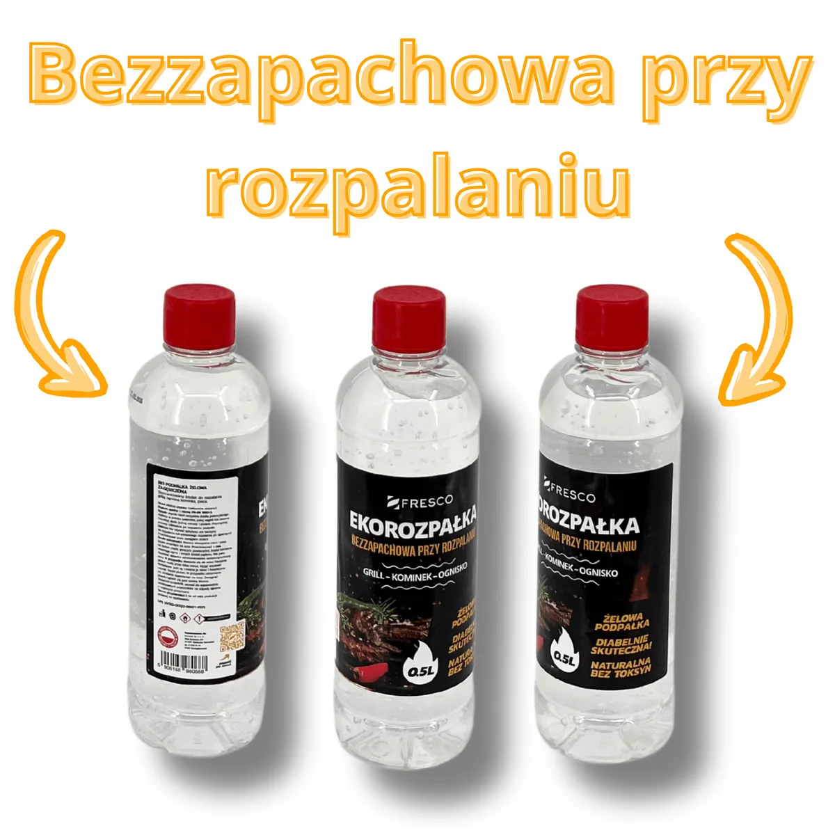 Öko-Anzündgel 0,5 l für den Grill FRESCO, geruchsneutral — zdjęcie 5 z 8