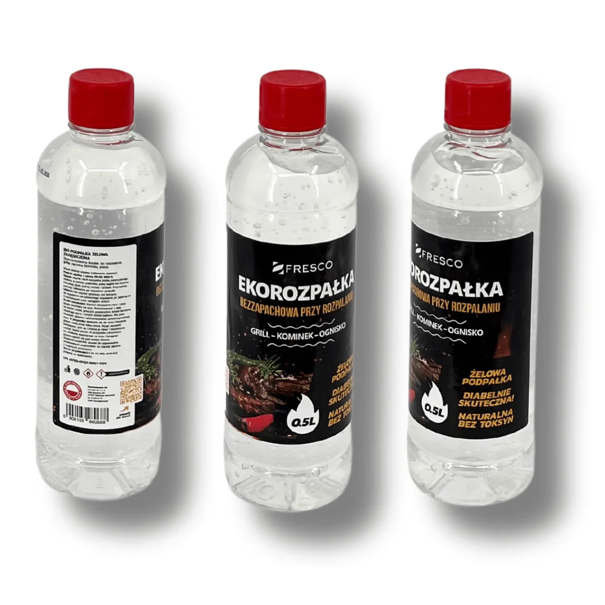 Öko-Anzündgel 0,5 l für den Grill FRESCO, geruchsneutral — zdjęcie 6 z 8
