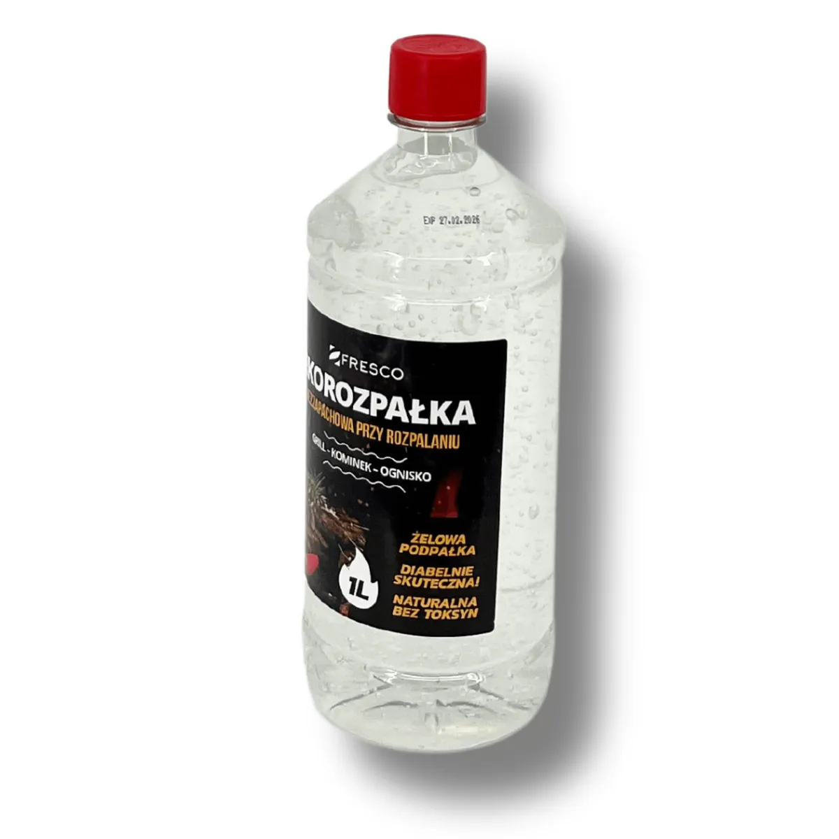 Gelový eko podpalovač 1,0 l na gril FRESCO bez zápachu — zdjęcie 2 z 8