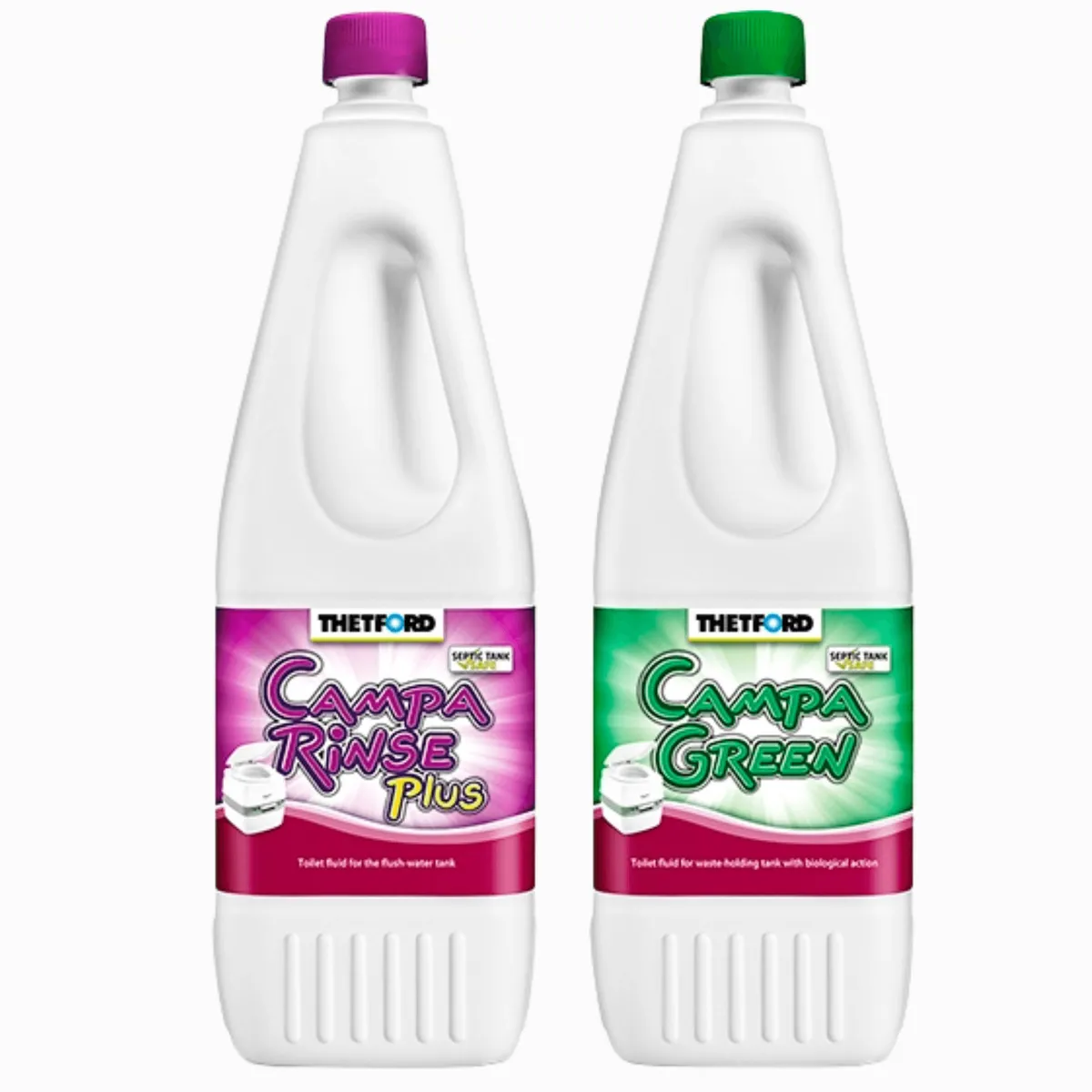 Sanitärflüssigkeiten SET 2 × 1,5 l Camp Green und Campa Rinse Plus — zdjęcie 3 z 8