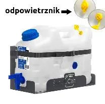 SET Wasserkanister mit unterem Zapfhahn und Tragegriff KAMAI PROFI EX 12 l