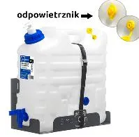 SET Camping-Waschbecken mit Seifenspender und Tragegriff KAMAI PROFI EX 17 l — zdjęcie 1 z 1
