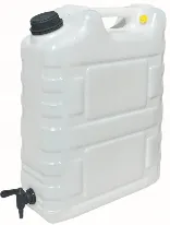 Wasserkanister mit Belüftungsventil und unterem Zapfhahn KAMAI STANDARD EX 22 l