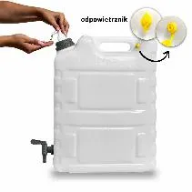 Umyvadlo s odvzdušněním a spodním kohoutkem KAMAI STANDARD EX 22 l — zdjęcie 1 z 1